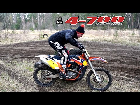 Видео: стойка и постановка ног на кросс эндуро мотоцикле