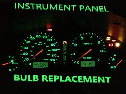Видео: Замена подсветки приборной панели Subaru Legacy/Outback и ALL Baja 2000-2004 гг.
