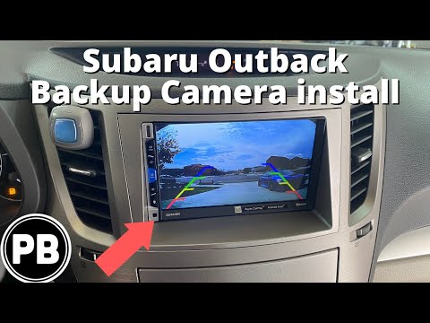Видео: Установка камеры заднего вида на Subaru Outback 2010–2014 годов выпуска