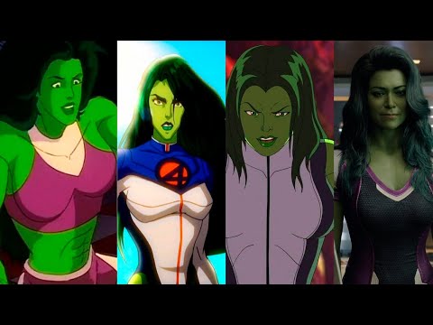 Видео: Эволюция Женщины Халк в мультфильмах и кино (1982-2022)