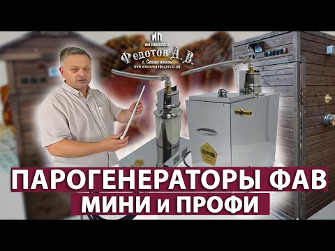 Видео: Парогенераторы ФАВ: МИНИ и ПРОФИ. Устройство и принцип действия.