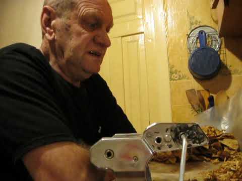 Видео: Размышления о нарезке табака, резка табака лапшерезкой.