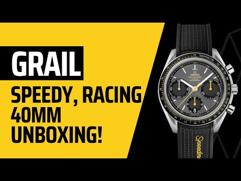 Видео: Omega Speedmaster Racing Chronograph 40 мм! Распаковываем ещё одни часы Grail! #omega #luxurywatches