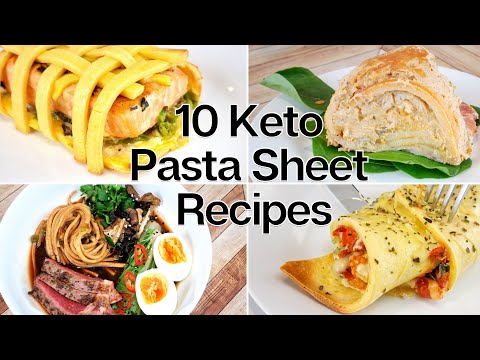 Видео: 10 рецептов листовой кето-пасты | не содержит глютен