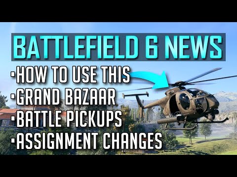 Видео: Battlefield 6 ► Как использовать Little Bird, ремейк Grand Bazaar, новые изменения в назначениях ...