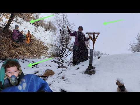Видео: Трагедия героической матери: мужество матери и сыновей, брошенных снежной бурей❄️🥶