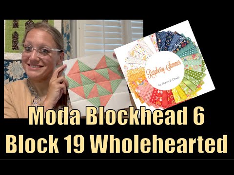 Видео: MODA Blockheads 6 Неделя 19 Wholehearted #blockhead6 #moda #modablockheads #sweetpea