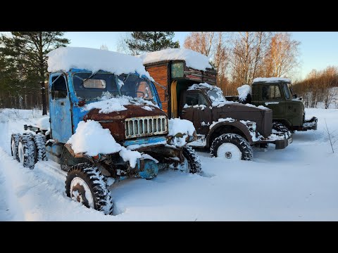 Видео: Запускаем в мороз Praga V3S и сравниваем с ГАЗ-63 и ГАЗ-66!