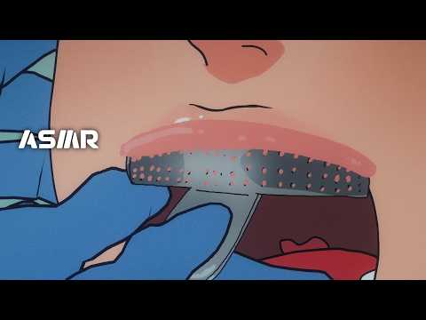 Видео: ASMR | Стоматологическое лечение в разгар лета🦷 Изготовление ночной капы для лучшего сна😪 | Снятие