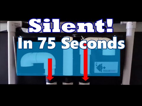 Видео: Объяснение сантехнических работ в сампе пресноводного аквариума и перелива Bean Animal Overflow. ...