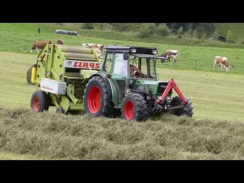 Видео: Прессподборщик Claas  Rollant 44 в  работе.