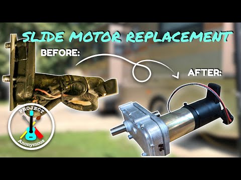Видео: Замена мотора RV Slide на Fleetwood Bounder