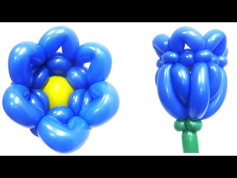 Видео: Цветок колокольчик из воздушных шаров