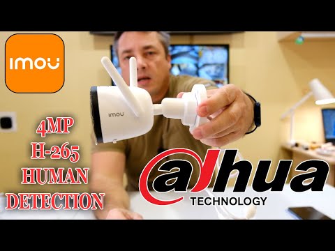 Видео: IMOU Bullet 2C Aliexpress.Определяет ЧЕЛОВЕКА.Отключаемые ИК светодиоды!!!