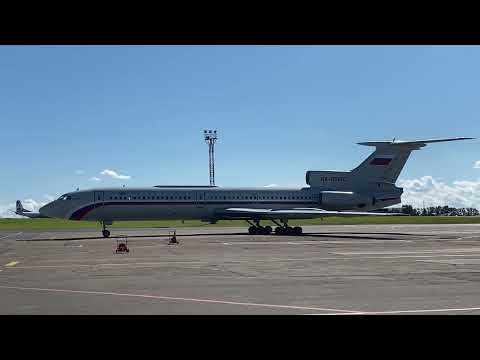 Видео: Ту 154 Б 2, запуск двигателей. Давно забытый прекраснейший звук НК 8 2У. Tu 154 B2, engine start.