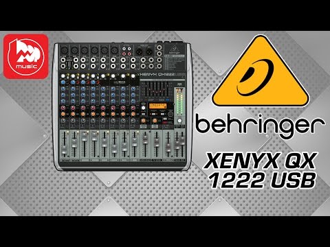 Видео: BEHRINGER QX1222USB - микшер серии XENYX (Portable Mixer & USB Audio Interface )