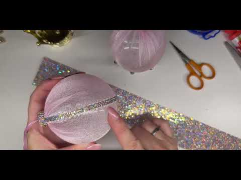 Видео: Обработка шара органзой.  Запись прямого эфира  