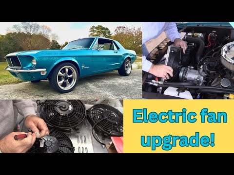 Видео: Модернизация электровентилятора радиатора. Проблемы с вентилятором Alloyworks. #Mustang #как #мод...