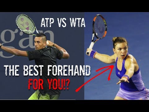 Видео: Техника удара справа ATP против WTA: почему у женщин и мужчин разная техника удара