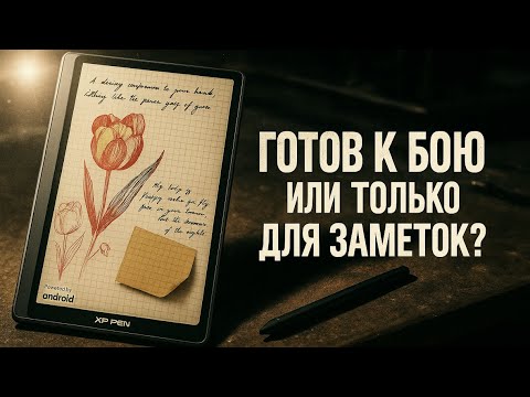Видео: Цифровой блокнот, который реально заменяет бумагу? Тестирую XP-Pen Magic Note Pad с пером и Android