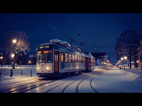 Видео: Таллин Маршрут 1 трамвая Ночной [Кадриорг - Тонди]