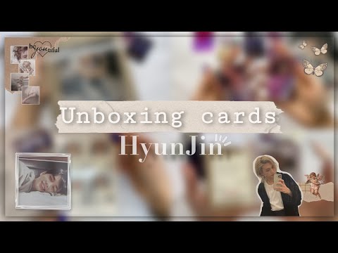 Видео: ♡ Распаковка карт Stray kids🍪/unboxing cards Stray kids~hyunjin ♡