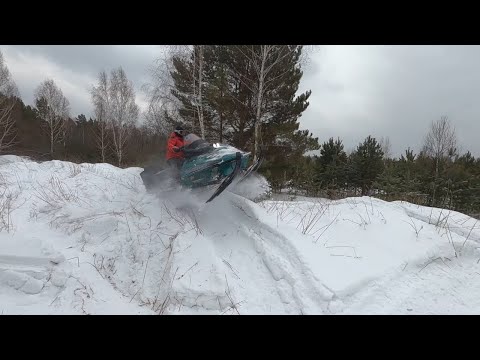 Видео: Закрываем снегоходный сезон 2024! Едем на снегоходах Тайга Варяг, Стелс, Фронтир! Ну и Патруль 800!