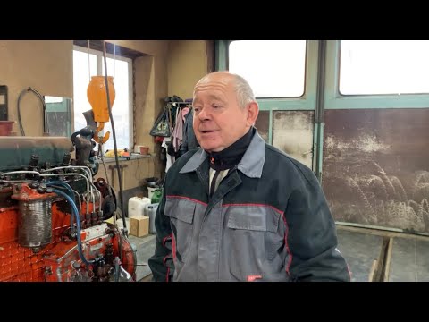 Видео: Міст КПП  і двигун ЮМЗ