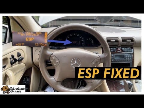 Видео: Предупреждающий индикатор ESP Mercedes Benz. Обратитесь в мастерскую. УСТРАНЕНА.