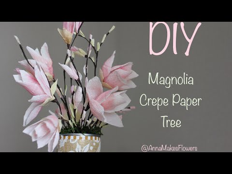 Видео: Цветочная композиция из гофрированной бумаги / DIY Crepe Paper Bouquet
