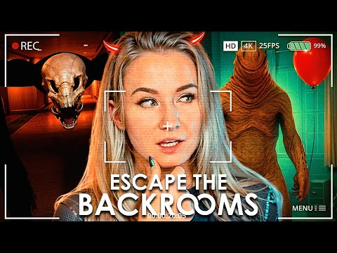 Видео: 😱 ЗАСТРЯЛИ в страшном отеле! Новые уровни в Бэкрумс // Escape The Backrooms