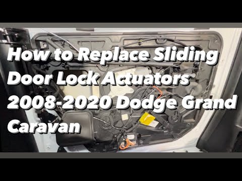 Видео: Как заменить приводы замка раздвижной двери Dodge Grand Caravan 2008-2020