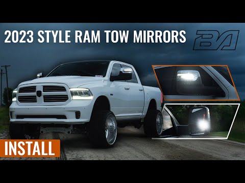 Видео: Как установить буксировочные зеркала Boost Auto 2023+ Style RAM | Dodge Ram 1500/2500/3500 4-го п...