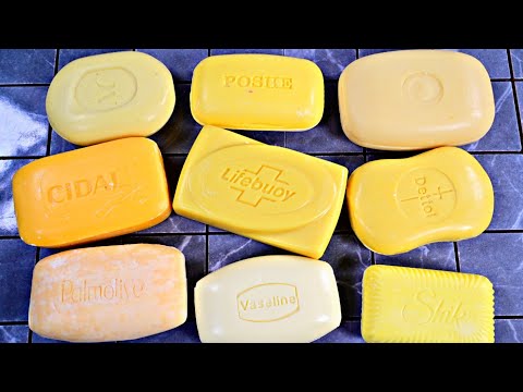 Видео: ASMR SOAP. 💛 Резка сухого мыла. Satisfying video 💛 @ASMRSOAPUK