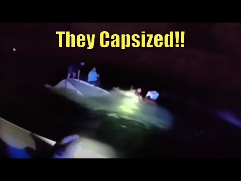 Видео: Перевернулся в темноте. Полное спасение! | Новости о лодках недели