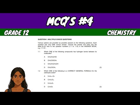 Видео: MCQ №4 | Химия для 12 класса