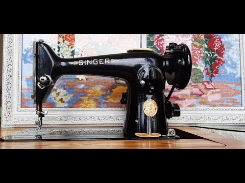 Видео: Обзор швейной машинки "Зингер" 201 модели. Review of the sewing machine "Singer" 201 models
