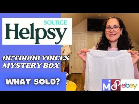 Видео: ЧТО ПРОДАНО - Helpsy Source Outdoor Voices Mystery Box - Перепродажа с целью получения прибыли на...
