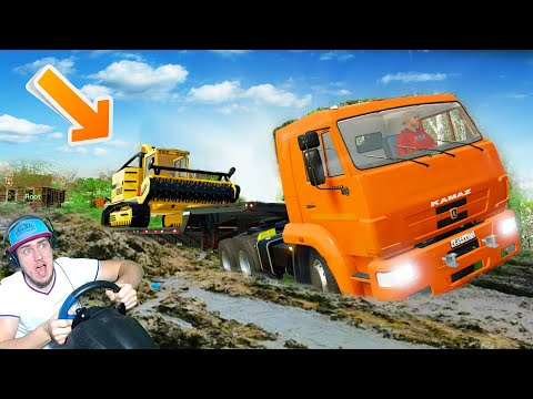 Видео: ФЕРМЕР УТОПИЛ КАМАЗ С ТРАКТОРОМ за 600.000$, ЧТО ДЕЛАТЬ? - Farming Simulator 22 по сети
