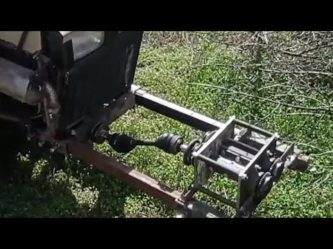 Видео: Щепоріз подрібнювач на саморобний мінітрактор