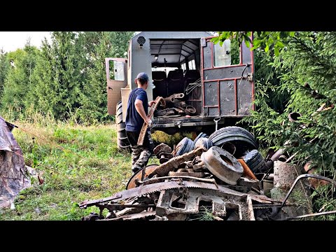 Видео: ЭКСТРЕМАЛЬНАЯ ЗАГОТОВКА МЕТАЛЛА В ЛЕСУ! НОЧНАЯ ВСТРЕЧА С МЕДВЕДИЦЕЙ! ЖАРА +35
