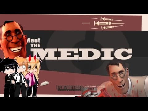 Видео: Реакция Человека с бензопилой на «Встречайте Медика» в TF2