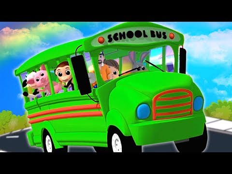 Видео: Колеса на автобусе | рифма для детей | детская поэма | Nursery Rhymes | The Wheels On The Bus