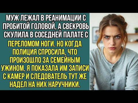 Видео: "Ваш муж в реанимации, а свекровь с переломом ноги. Что произошло за ужином?» — спросил следователь.