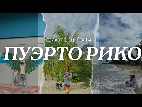 Видео: ПУЭРТО РИКОға отбасылық саяхат! 1-ші бөлім!