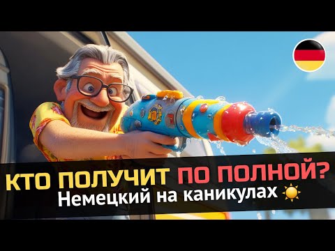 Видео: Учимся немецкому с весёлой историей! A2-B1