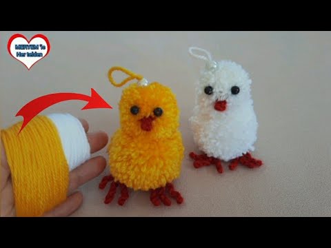Видео: Как сделать очень симпатичную Цыпленку из POMPON‼