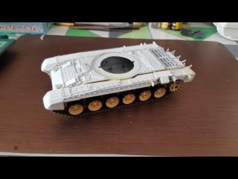 Видео: Т-90МС (Zvezda) 35 scale...шаг 2