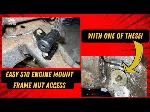 Видео: Идея снятия опоры двигателя для S10
