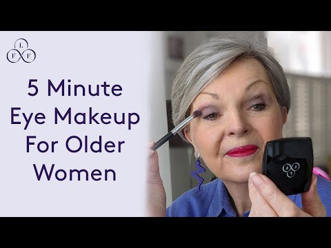 Видео: 5-минутный макияж глаз — макияж для женщин старшего возраста